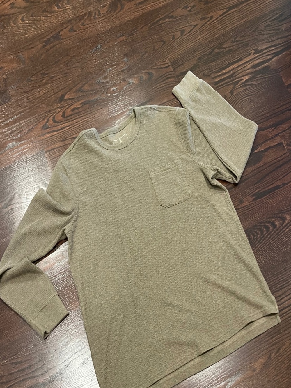 Mutual Weave Men’s Olive Green Pullover Crewneck Sweater XXL